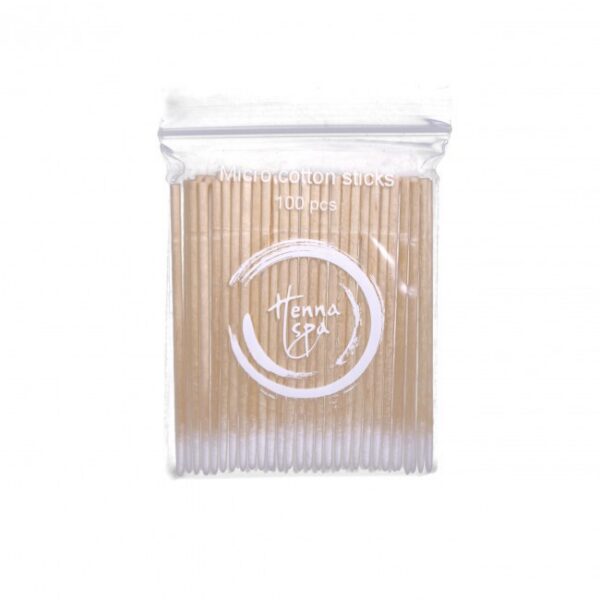 Тонкі ватні палички Micro sticks HENNA SPA, 100 шт