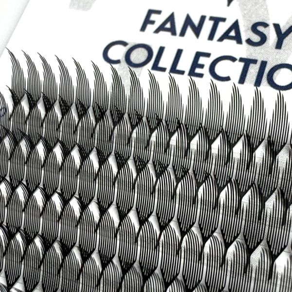 Вії U-подібні пір'яні, 0,07 (10-12), FANTASY, 6 ліній